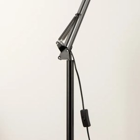 Brilagi - Flexibilis állólámpa TASKER 1xE27/60W/230V 184 cm fekete