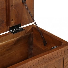 tömör mangófa tárolóláda 110 x 30 x 40 cm