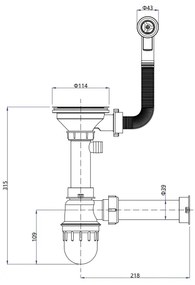 Samona - Konyhai mosogató SAMONA 77x44 cm gránit/bézs