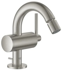 Bidé csaptelep Grohe Atrio leeresztőszeleppel supersteel 32108DC3