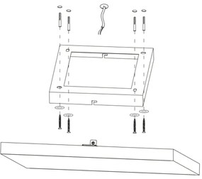 Eglo 900057 - LED RGBW Dimmelhető mennyezeti lámpa TURCONA-Z LED/16W/230V