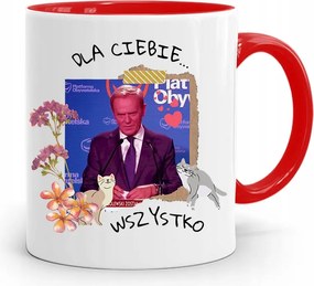 Bögre Piros Donald Tusk Po Platform Ajándék