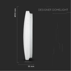 LED Mennyezeti lámpa LED/18W/230V á. 31 cm 3000/4000/6400K