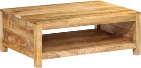 vidaXL tömör mangófa dohányzóasztal 80 x 55 x 30 cm