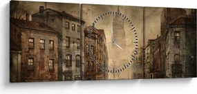 Kép - A város festése (órával) (90x30 cm)