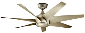 Kichler KLF-LEHR2-54-AS-Mennyezeti ventilátor LEHR átm. 137 cm IP44 + távirányítás