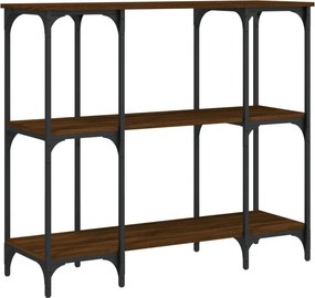vidaXL barna tölgyszínű szerelt fa tálalóasztal 102x35x90 cm