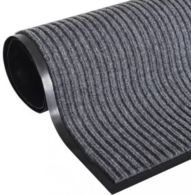 4 db szürke PVC lábtörlő 90 x 60 cm