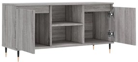 szürke sonoma színű szerelt fa TV-szekrény 104x35x50 cm
