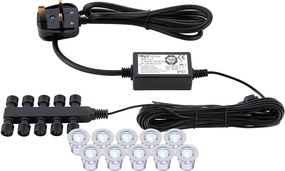 ENDON 13890 IKON ROUND Kültéri Talajba Építhető Lámpa IP44
