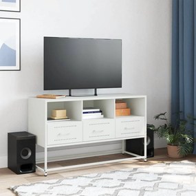 fehér acél TV-szekrény 100,5x39x60,5 cm