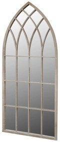 gótikus íves kerti tükör kültéri/beltéri használatra 50x115cm