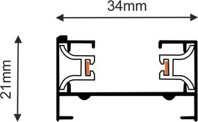 Antigo Track 1F 6301 Sín IP20