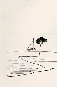 Poszter 53x81cm Tengerparti nyugalom