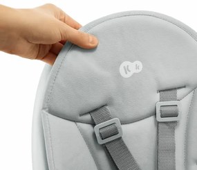 KINDERKRAFT - Gyermek étkezőszék 2in1 DINNLY szürke