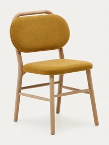 Mustársárga étkezőszék szett 2 db-os Helda – Kave Home