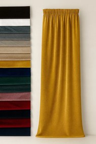 Velvet Prémium Függöny 155 x Az Ön Mérete 12 szín Varrott Lengyelországban