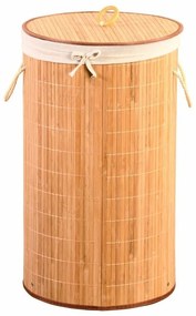 Kesper 19572 Bambuszos szennyeskosár világos, 60 x35 cm