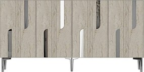 Nota 150 - White, Travertine, Silver