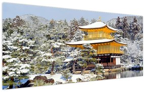 Kép - Kinkakuji, Japán (120x50 cm)