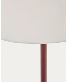 Terrakotta színű állólámpa textil búrával (magasság 153 cm) Navat – Kave Home