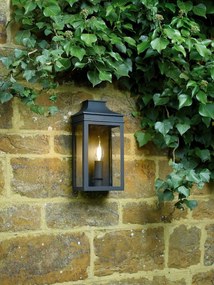 DAR LIGHTING VAP5222 VAPOUR Klasszikus Kültéri Fali Lámpa Fekete, Átlátszó E14 IP44