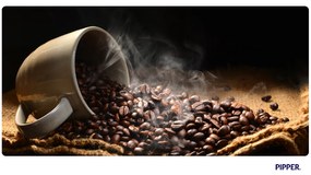 PIPPER. Öntapadós textiltapéta "Kávéscsésze"