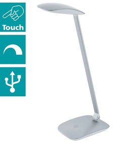 Eglo 95694 - LED Asztali lámpa CAJERO 1xLED/4,5W/USB