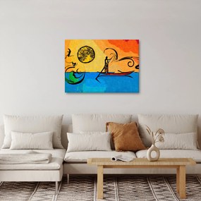 Egy ősi festmény képe (70x50 cm)