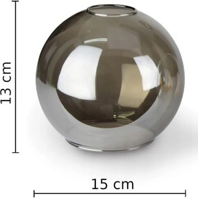 Csillár zsinóron LACRIMA SMOKY 4xE27/60W/230V