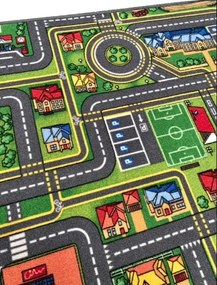 Verda Autós Gyerekszőnyeg Kék Kisfiús 150 x 200 cm