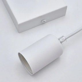 Csillár zsinóron ASTRID 1xE27/60W/230V fehér