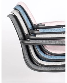 Világosszürke étkezőszék szett 2 db-os Thirsty – Zuiver