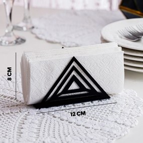 Trigon Szalvéta tartó 12x4x8 Fekete N