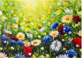 Vadvirágok képe (70x50 cm)