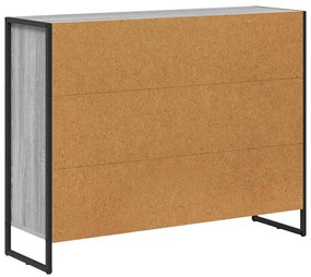 Oldalsó szekrény Szürke Sonoma 96,5 x 30 x 75 cm Faanyag