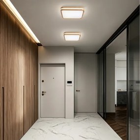 Brilagi -LED Mennyezeti lámpa MOLINA SQUARE LED/32W/230V 3000/4000/6000K tölgy 30x30 cm