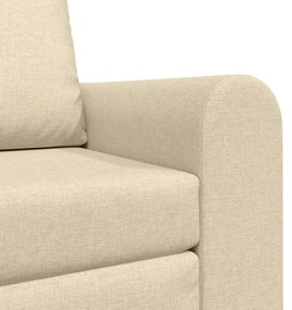 Floor Sofa Bed 2 az 1-ben Krém 98x71x83 cm Szövet