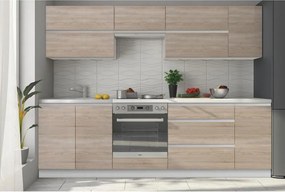 Felsőszekrény két ajtóval, tölgy sonoma, LINE G80