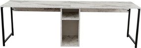 Twin Freesia Marble and Black íróasztal