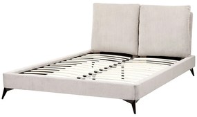 Franciaágy 140 cm Mellody (világos bézs) (ágyráccsal). 1081350
