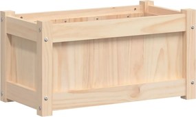 vidaXL tömör fenyőfa virágláda 60x31x31 cm
