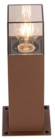 Ipari kültéri állólámpa rozsdabarna 30 cm IP44 - Denmark