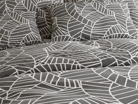 Mikroszálas ágyneműhuzat CHARCO szürke Ágyneműhuzat mérete: 2 db 70 x 90 cm | 200 x 220 cm