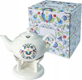 Livello Vízforraló teáskanna porcelán teáskanna teamelegítővel 1000 ML