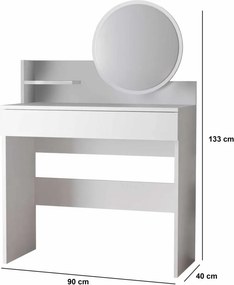 Harmony Mini Round - White