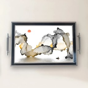 Üveg tálca, 38×24 cm – TPG9876