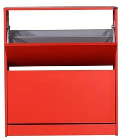 Cipőtároló (cipősszekrény) Tosina 5 (piros). 1094583