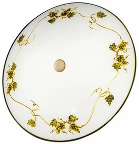 Kolarz 731.U14.4.110 - Mennyezeti lámpa NONNA 4xE27/60W/230V átm. 54 cm szőlők