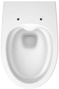 Cersanit Moduo, System50 MECH süllyesztett keret + Moduo Plus CleanOn fali WC csésze + MOVI II króm gomb, S701-769